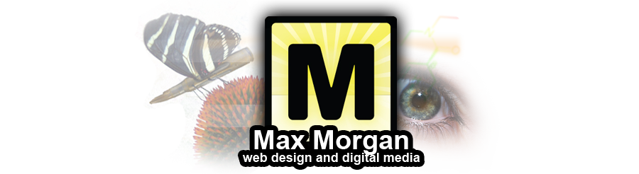 maxmorgandesign.com web design and digital media